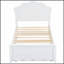 Lit plateforme en bois avec tête de lit et lit gigogne, durable et élégant pour plus d'espace de couchage et de rangement