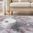 Machine-washable, foldable, ultra-soft short-pile printed rug Modern abstract oil painting design in brown-red tones Suitable for living rooms, bedrooms, studies, and hotels Indoor carpet-1253450228