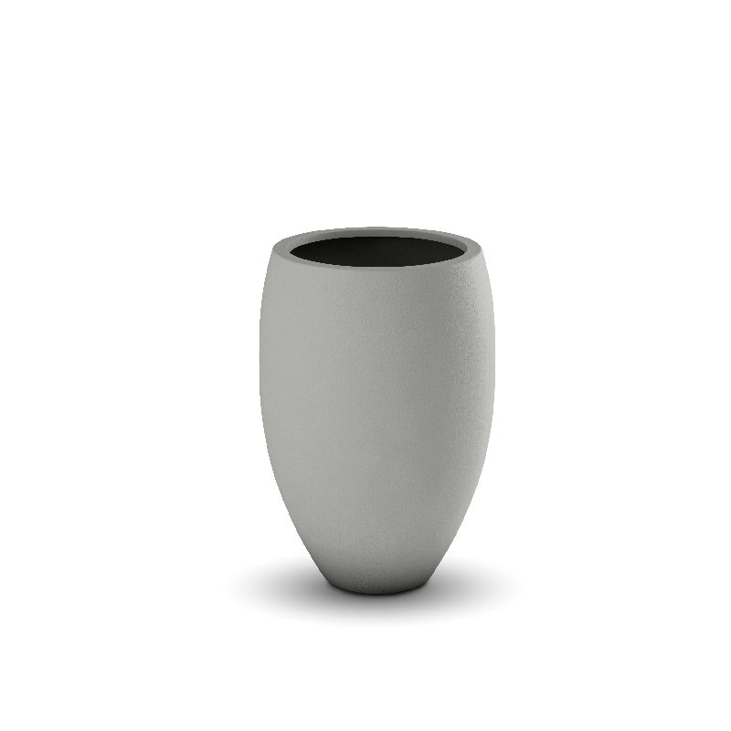 Brandy Concrete Planter, Dover Blue, 36" H x 26" W x 26" D