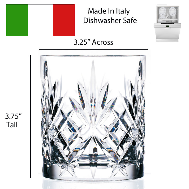 9oz. Crystal Whiskey Glass Set