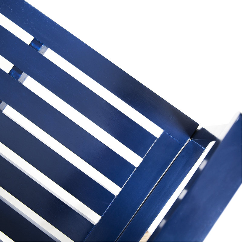 Banc en bois bleu marine pour répondre à divers besoins intérieurs et extérieurs égayer les pièces