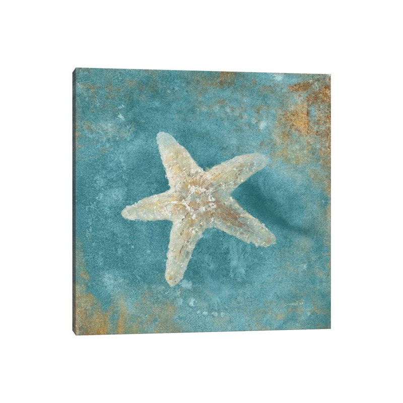 Treasures From The Sea IV by Danhui Nai - Wrapped Canvas Print, Wrapped Canvas, 93.98 cm H x 93.98 cm W