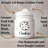 Cookie Jar With Airtight Lid - 6" D X 8" H Matte White Ceramic Cookie Jar With Rubber Lined Lid - Large Cookie Jars With Lids Airtight - Farmhouse Cookies Jar For Kitchen Counter