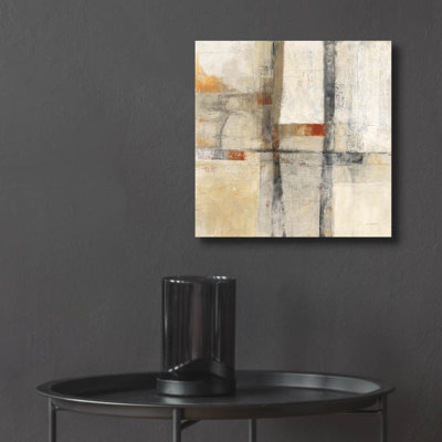 Art mural en verre acrylique «Aérien vue 1» par Mike Schick, 36 po x 36 po
