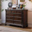 Armoire d'appoint en noyer massif
