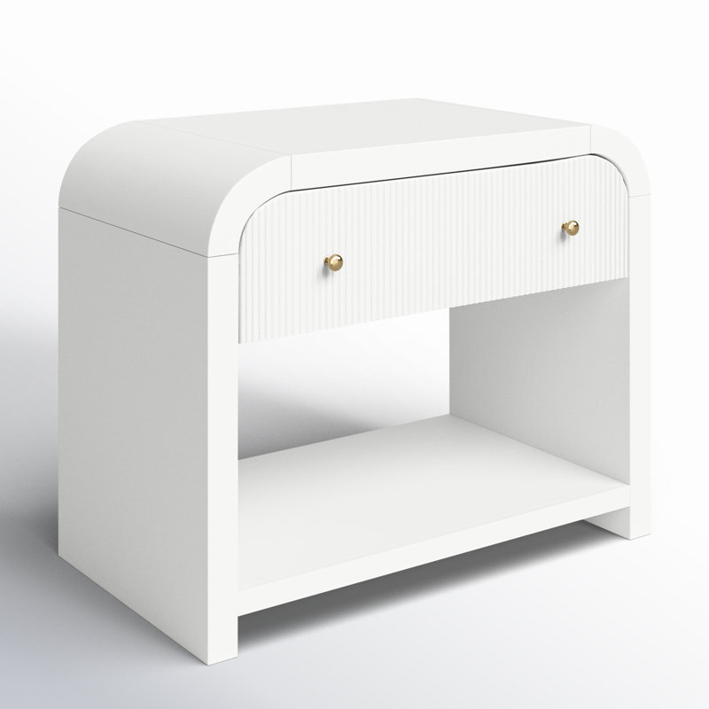 Liabella 1 - Drawer Nightstand, White