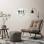 Jarden Glass Wall Clock-1189785385