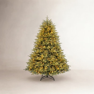 6.5' Pre-Lit Artificial Fraser Fir Tree with 800 Dual-Color LED Lights and a Fresh Christmas Tree Scent Dispenser