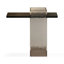 Console moderne en bois massif noir-519605968
