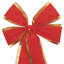 Arc de Noël en velours de coton à 4 boucles-381338329