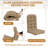 Outdoor/Indoor High Back Chair Cushion-125529598