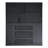 Storage Cabinet With 6 Drawers (Black)