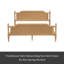 Structure de lit en rotin de style traditionnel, aucun sommier nécessaire-259900954-259900953