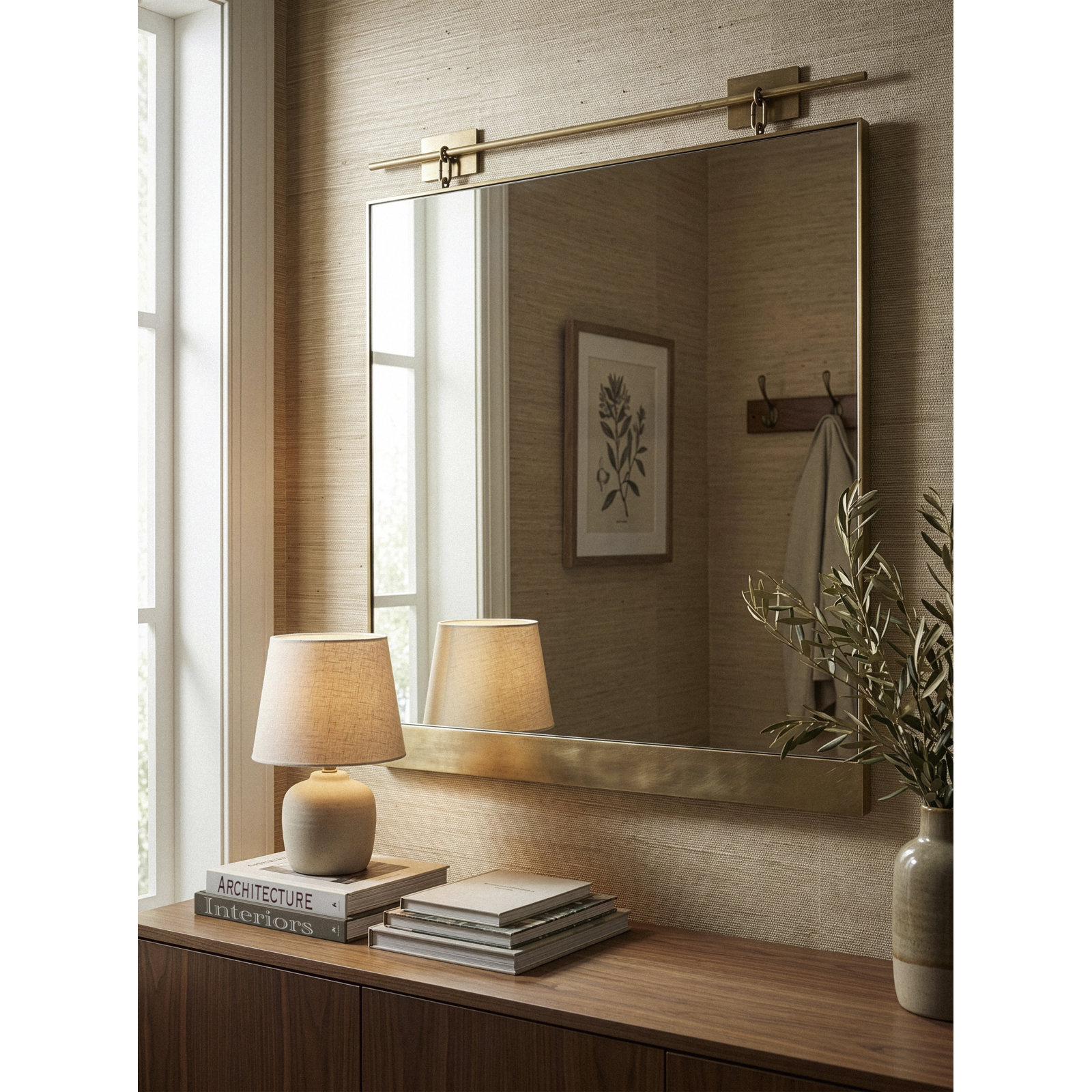 Meier 50" Accent Mirror, 27" x 24"