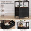 Table de bout avec station de charge, table de chevet avec port USB