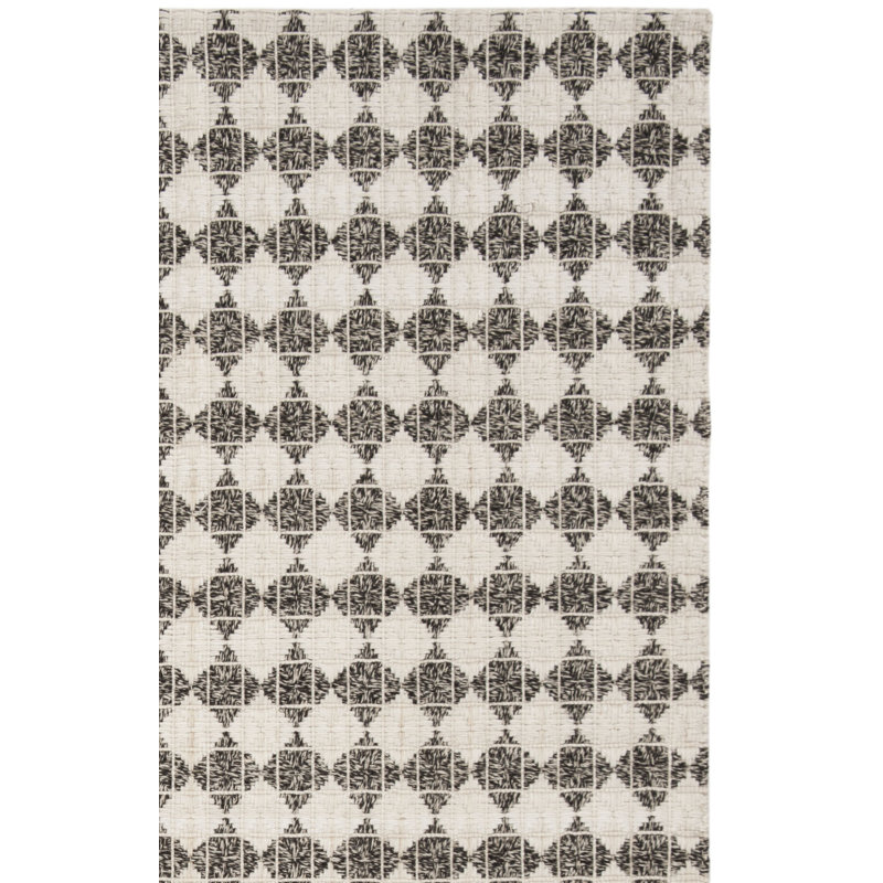 Tapis géométrique tissé à la main Eisner Natura, Carré 6 pi