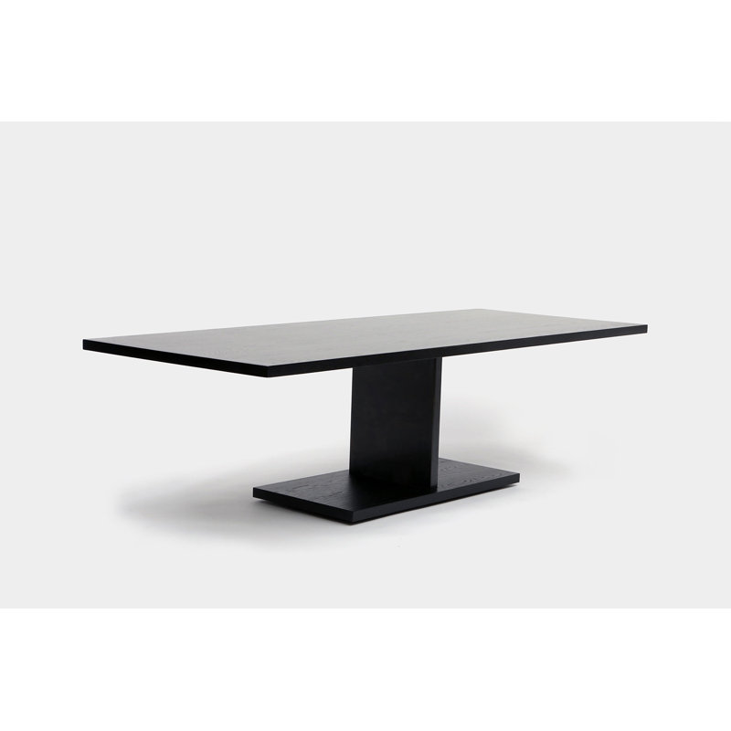 Oak Solid Wood Top Dining Table, 42" W x 108" L