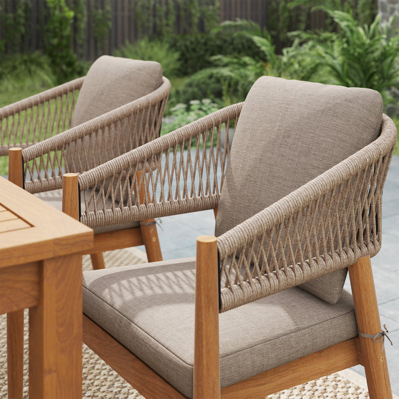 Ensemble repas pour 8 personnes, 9 pièces : table, 8 chaises, Beige, H 29,9 po x l 90,5 po x P 39,3 po