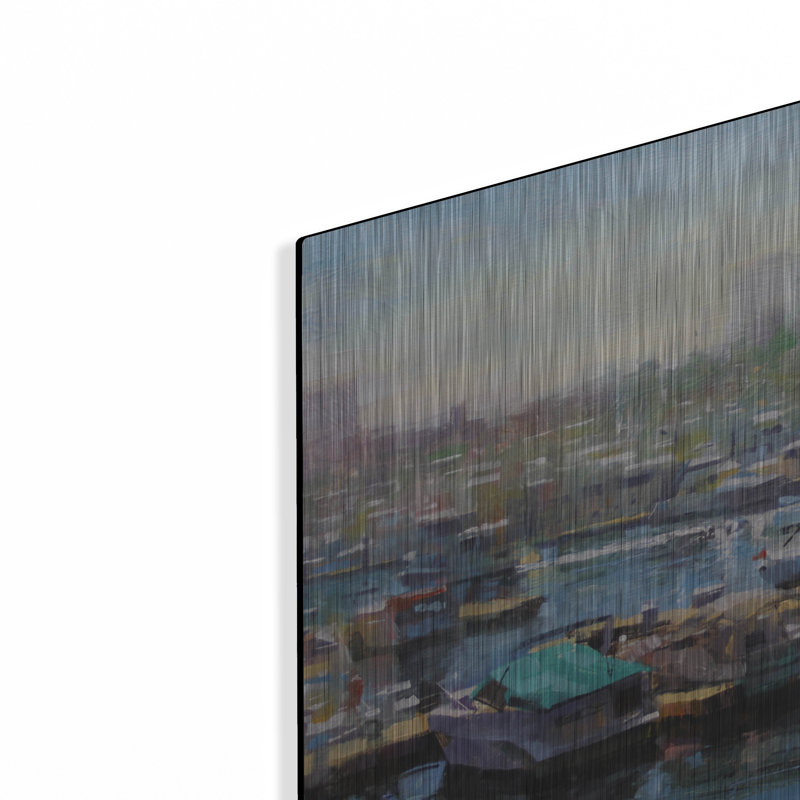 «Chicago Harbor» par Mark Lague, H 12 po x l 16 po
