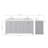 72.25'' Double Bathroom Vanity with Carrara Quartz Top-94668833
