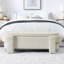 Cineus Oval Fabric Upholstered Storage Ottoman-105917627
