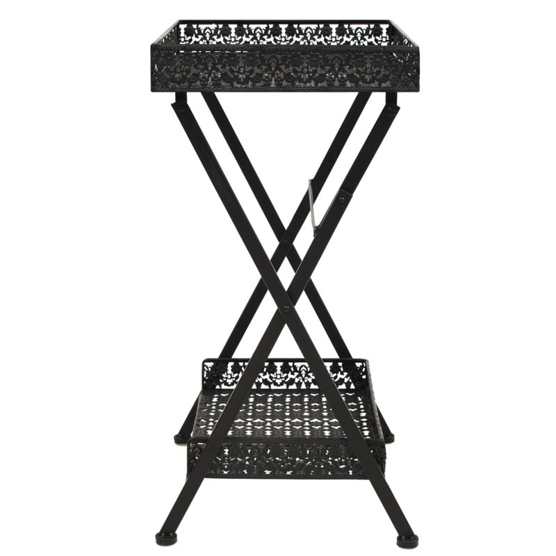Geomar Cross Legs End Table