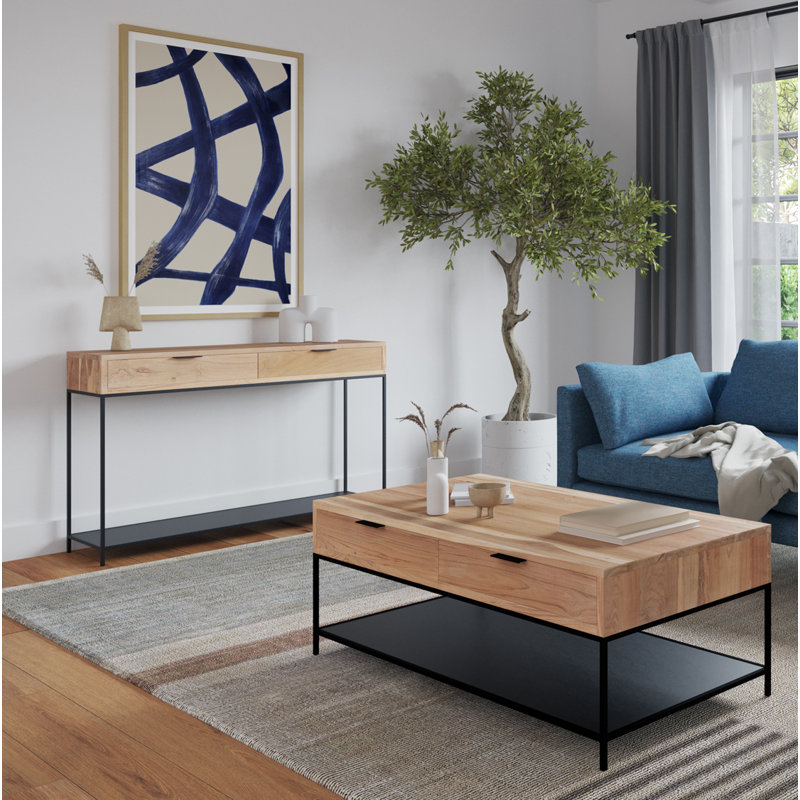 Joliet 48'' W Solid Wood Console Table