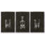 Crystal Barware V - Ensemble de 3 cadres flottants sur toile-97754073-97754074