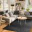 Thinder Solid Colour Hand Woven Area Rug-1397727460