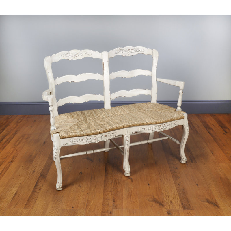 Banc en bois massif Beallsville, Parchemin
