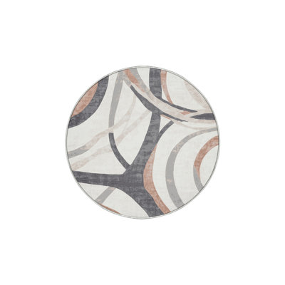 Machine Washable White Area Rug