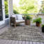 Tapis intérieur / extérieur brun lavable à la machine Xhevrie-519548732