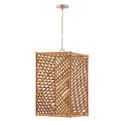 Luminaire suspendu rectangulaire à 1 lumière Akillez