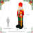 15FT Giant Lighted Inflatable Nutcracker Decor