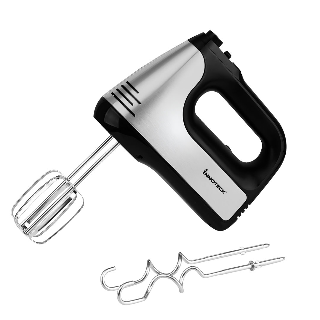 Innoteck Kitchen Pro Electric Hand Mixer - 400W - 6 Speed Turbo Boost - Black - Image 5