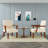 Fabric Accent Arm Chair Set Of 2 With Round Wood Table-889856293