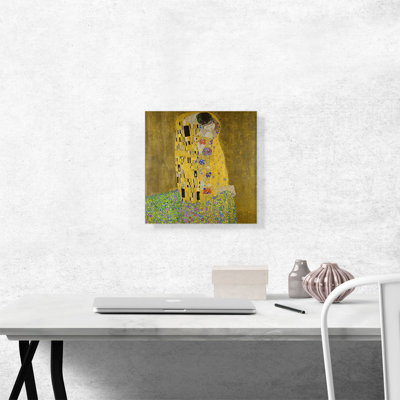 " The Kiss Square 1907 " by Gustav Klimt Oil Print