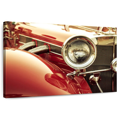 Mehar Classy Red Retro Car