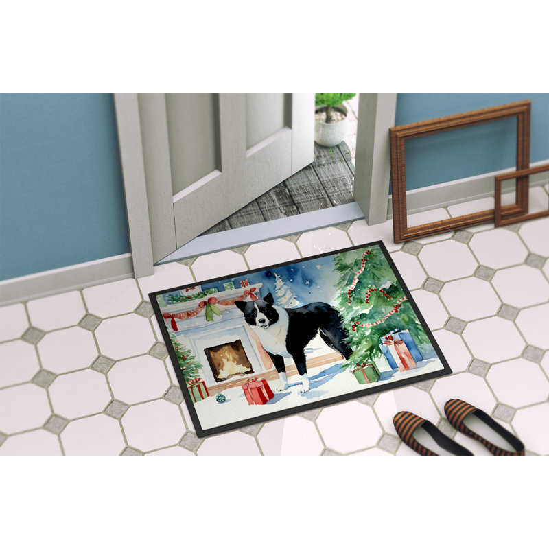 Tapis d'entrée antidérapant Jecho, L 18 po x L 27 po