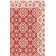 Tapis oriental rouge / crème Lynn