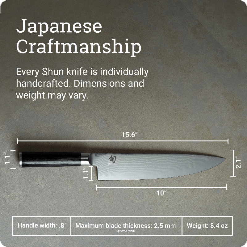 Classic 8'' L Chef's Knife, 10", Right-Handed