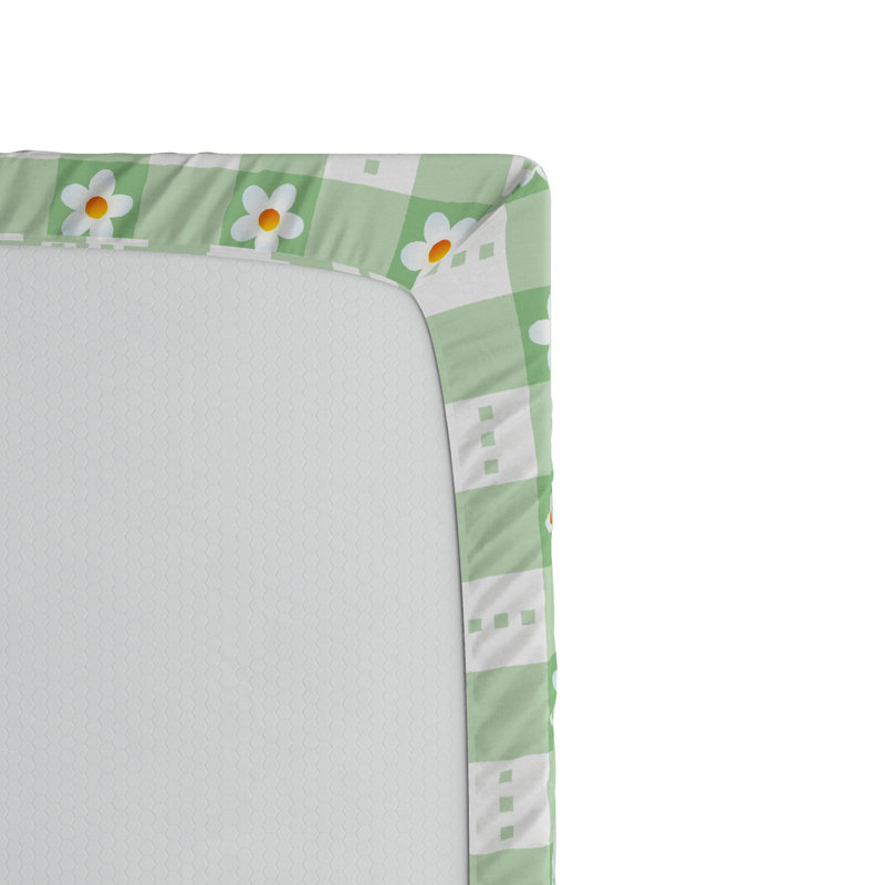 Drap-housse en microfibre Daisy, Drap-housse de taille double