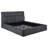 Grey Platform Bed