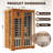 2-Person Canadian Hemlock Low-EMF Infrared Sauna