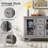45" 3-Drawer Sideboard Buffet, Mid-Century Door Accent Cabinet-938149944