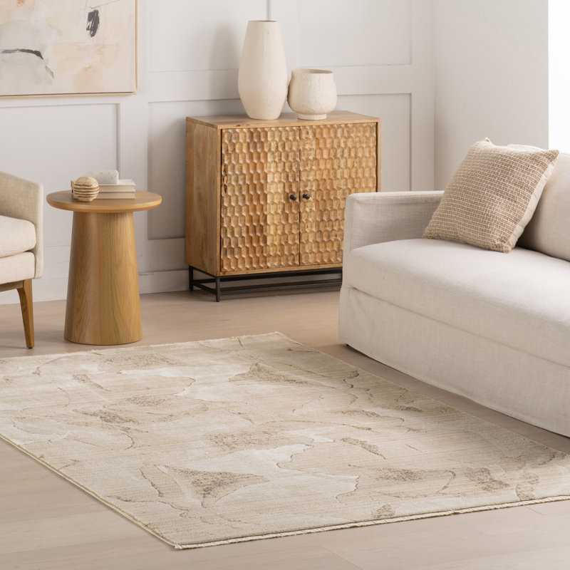  Tapis abstrait moelleux Dehlila, Rectangle 10 pi x 12 pi 11 po