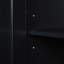 Armoire de salle de bain haute avec panier à linge, panier à linge inclinable et armoire de rangement supérieure, armoire d'entrée-1185667833