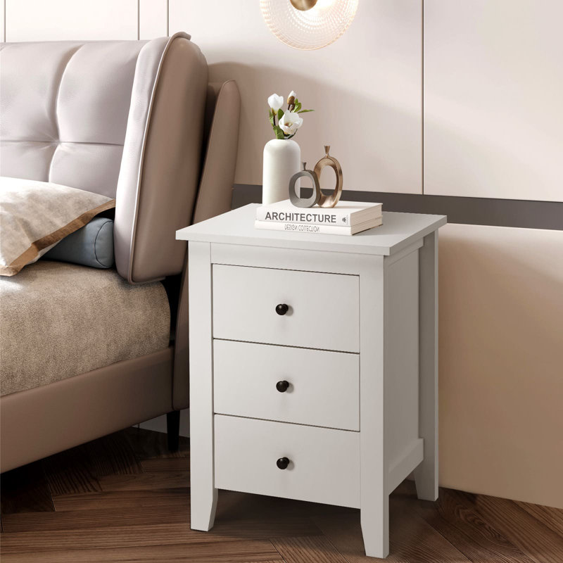 46cm W Particle Board Bedside Table