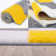 Myshaggy Collection Rugs Geometric Design in Yellow