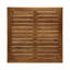 Ensemble de canapés modulaires à 5 places en bois de grenade Acacia, teck et rouge